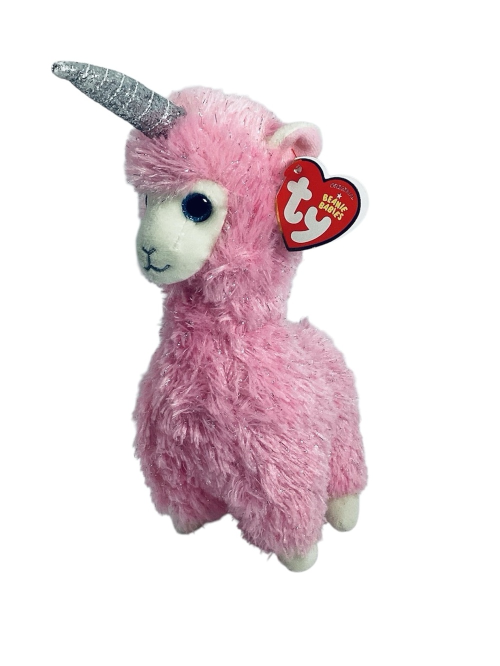💚 TY “Lana” Beanie Baby Pink Unicorn Llama - NWT